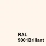Coloris RAL 9001 Brillant