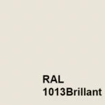 Coloris RAL 1013 Brillant