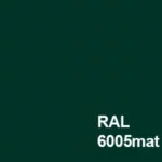 Coloris RAL 6005Mat