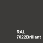 Coloris RAL 7022 Brillant