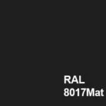 Coloris RAL 8017 Mat